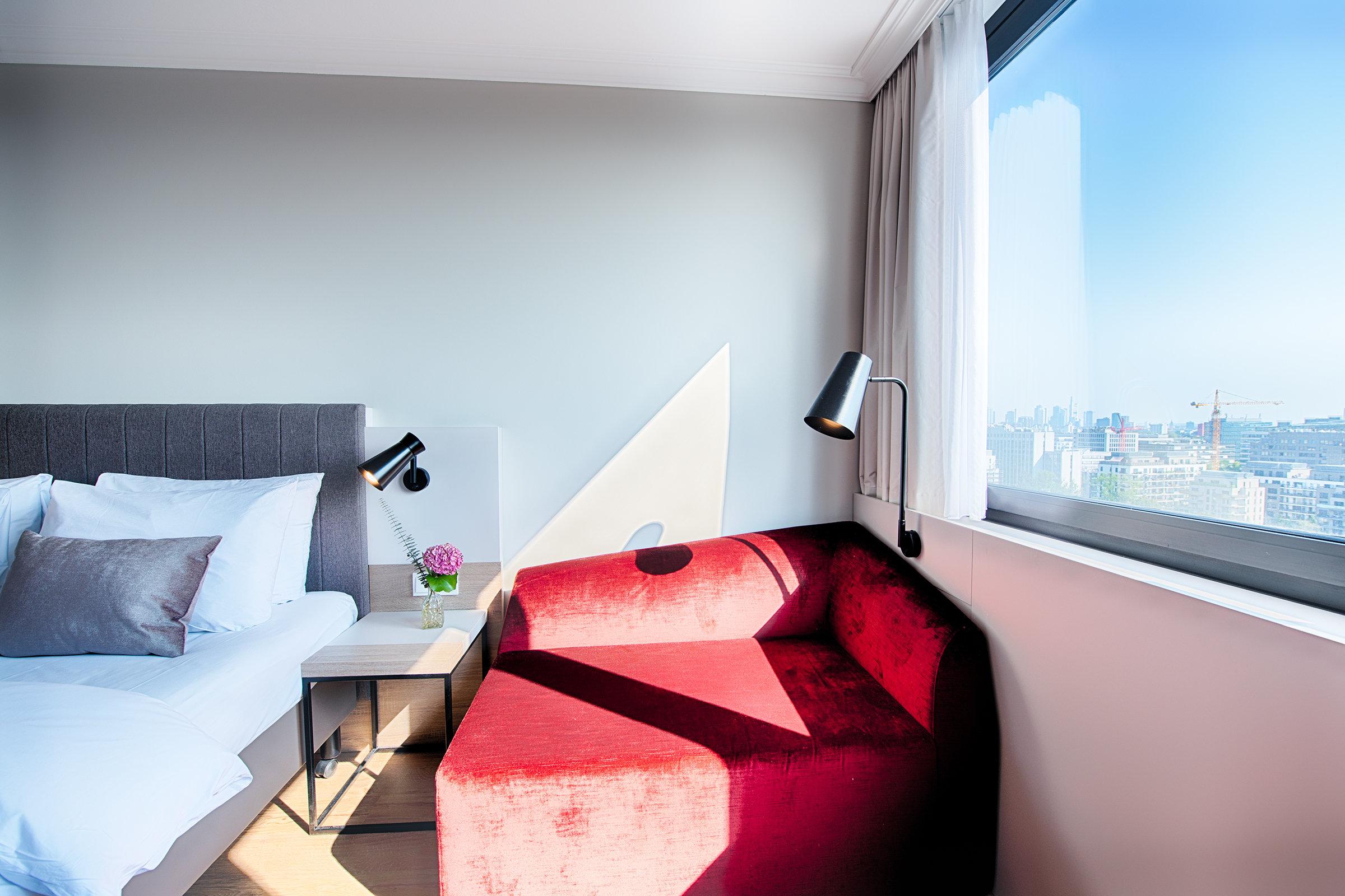 Enjoy the city view from our premium rooms on floors 8-13
