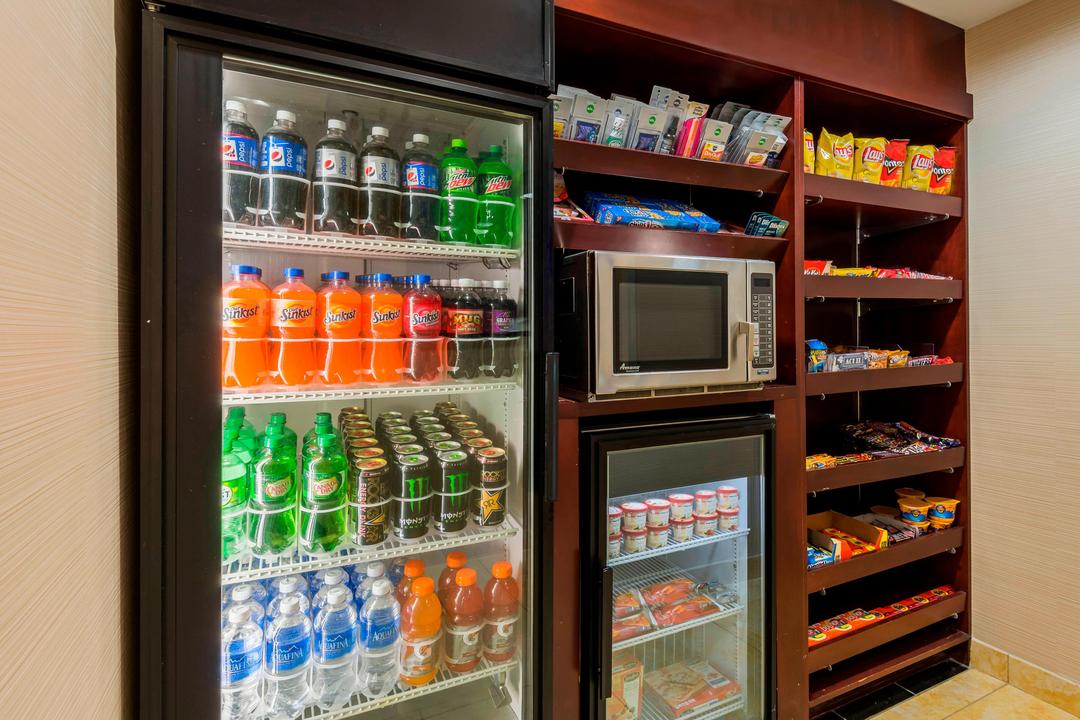Any time, day or night, you can always find a healthy snack, sweet treat or cold beverage at The Market, available 24-hours a day for your convenience.