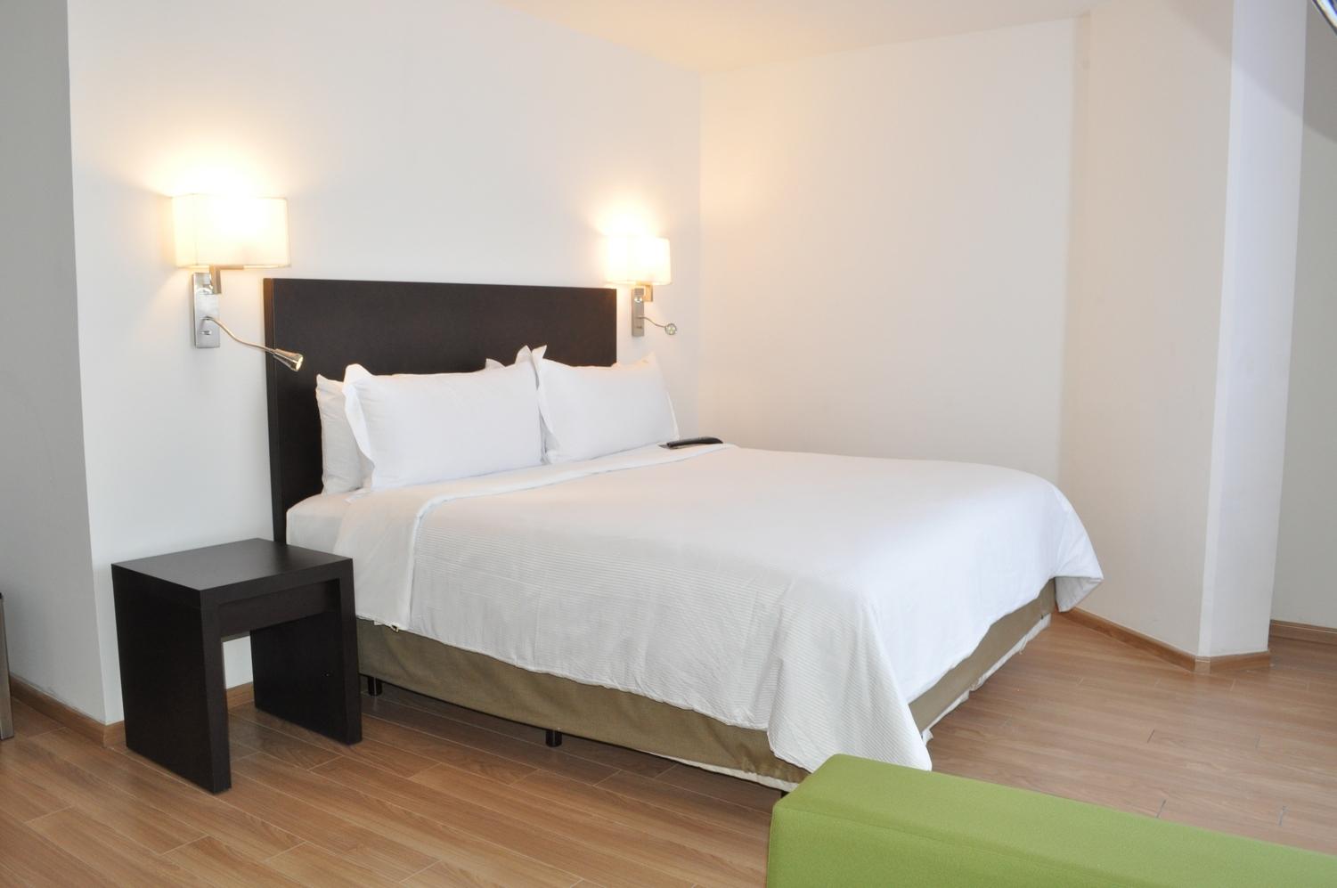 <P>The room is 45 m2 and is equipped to meet the needs of handicapped guests: king-size bed, armchair, 29&quot; TV, desk, telephone, a bathroom equipped with a 1 meter high handrail, tub, shower and toilet with special safety bars.</P>