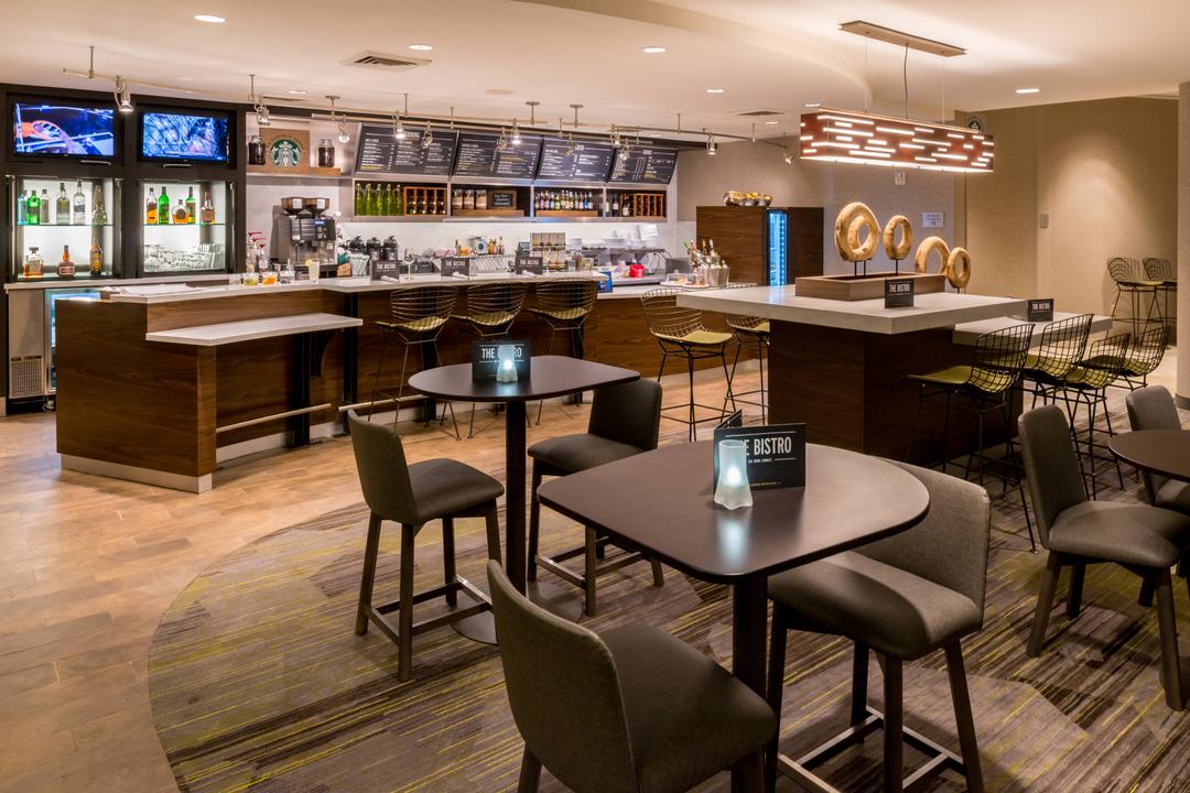 The highlight of our new lobby is The Bistro. Select from grab-n-go options, light fare or full restaurant service - the choice is yours.