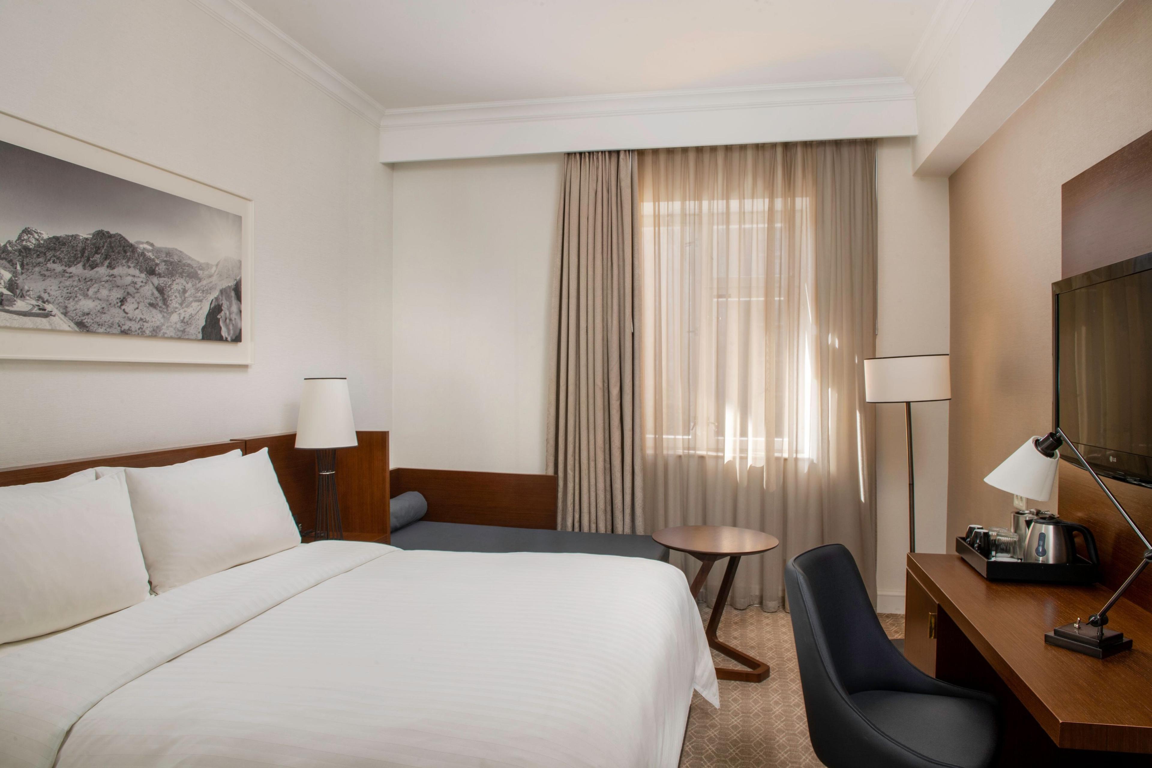Our comfortable and elegant Deluxe Guest Room.