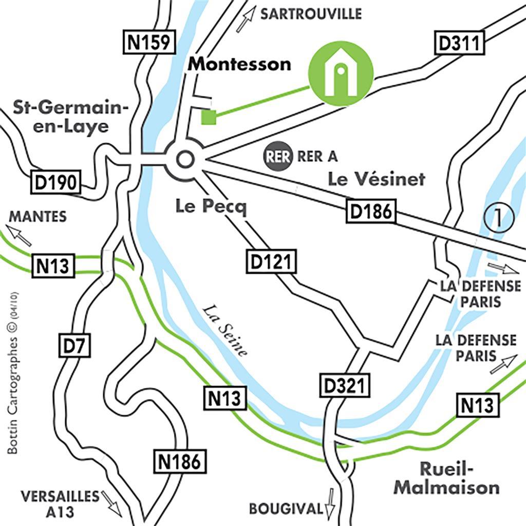 Campanile Montesson Paris Ouest MAP