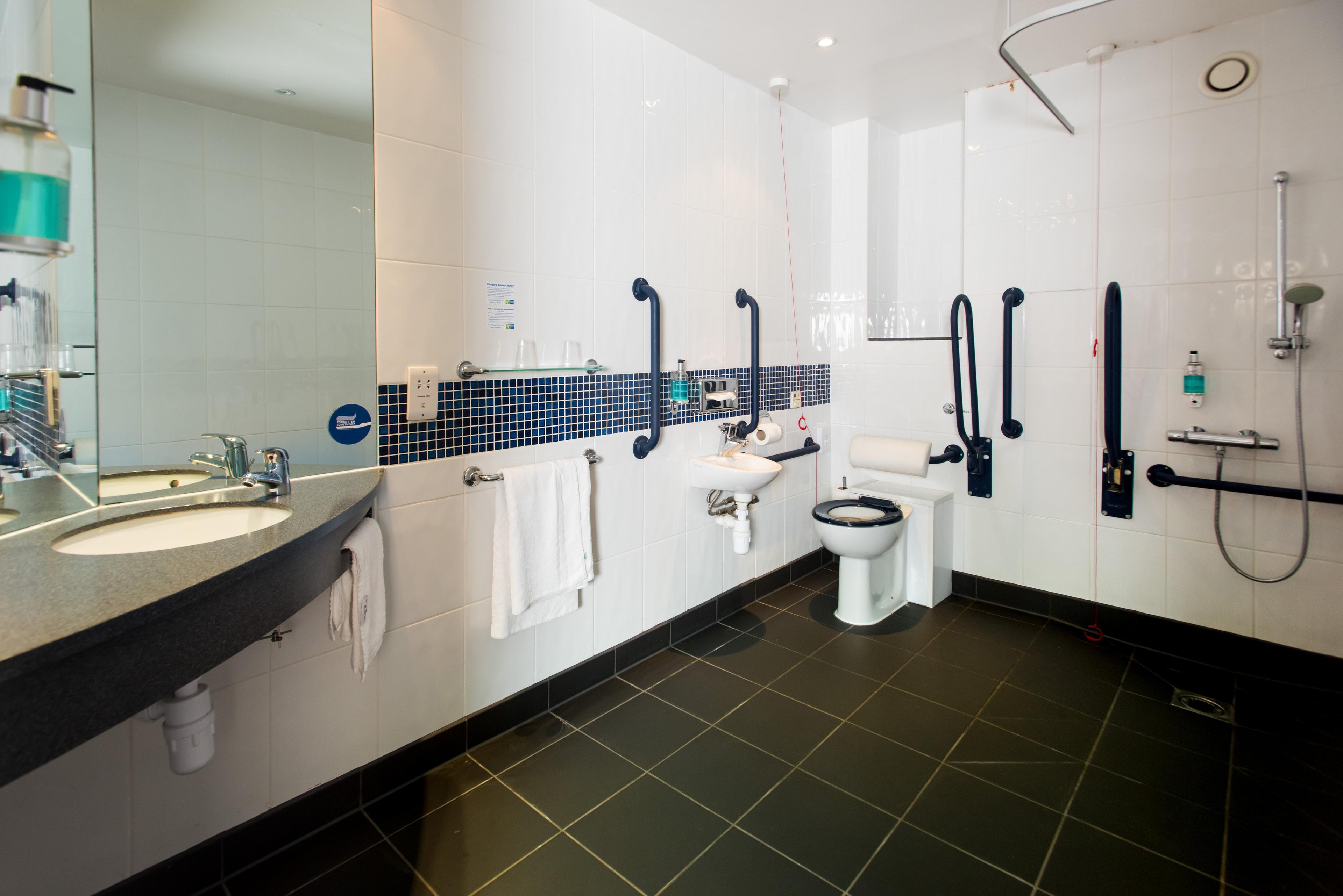Your wheelchair accessible en suite is practical and modern.