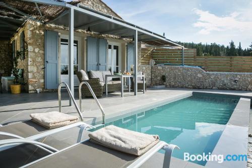 Manganos Villa Sleeps 2 Pool Air Con WiFi in MANGANOS, Greece