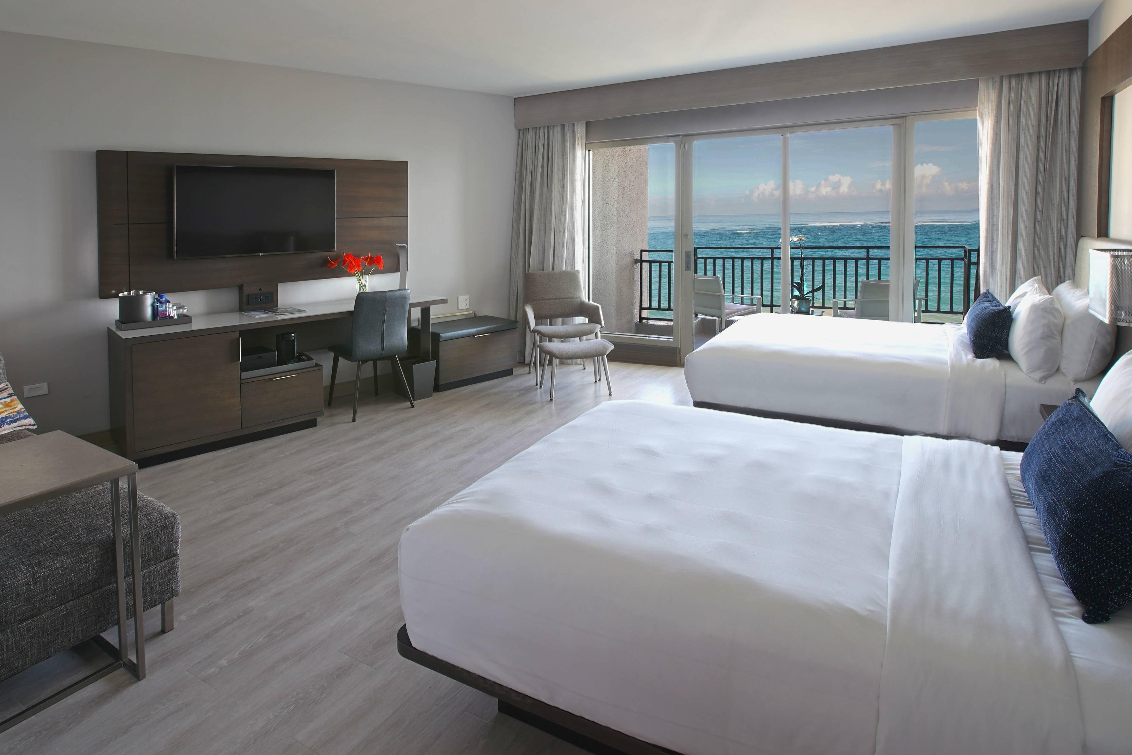 For your San Juan resort getaway, come with the whole family and relax in the comfort of our double/double bed cabana guest rooms. Our ocean views will keep you in vacation mode day and night.