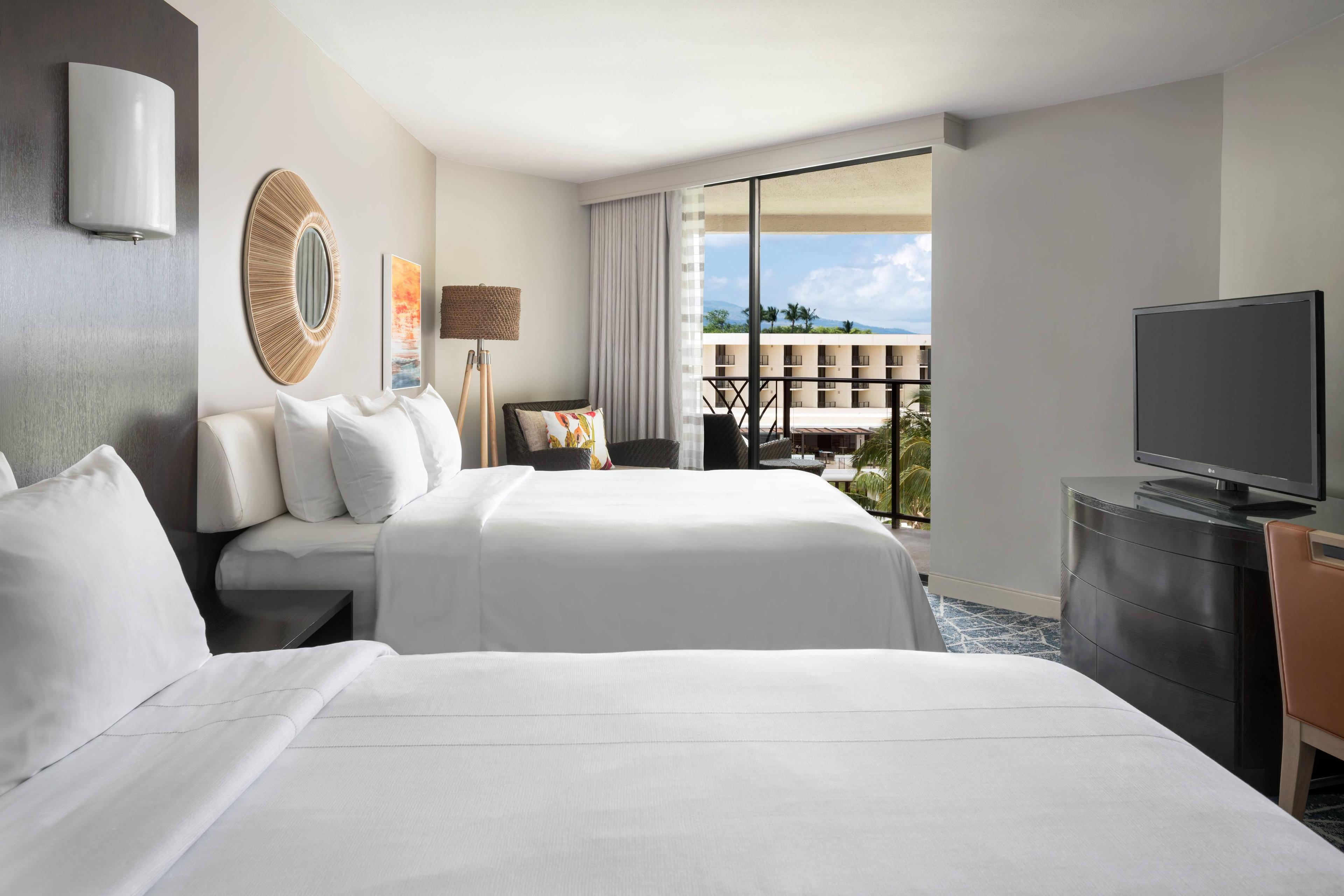 Enjoy a good night's sleep after enjoying a day on the islands in our guest rooms that feature comfy bedding, plush pillows and a balcony for enjoying the view.