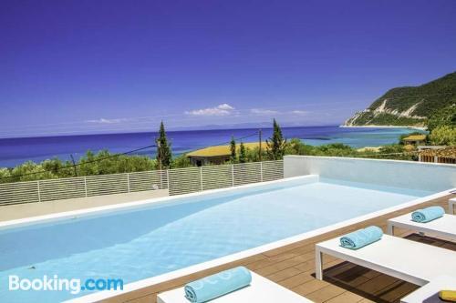 Agios Nikitas Villa Sleeps 10 Pool Air Con WiFi in AYIOS NIKITAS, Greece