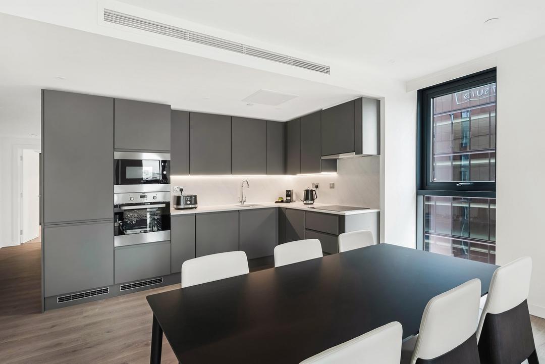Premium Three Bedroom Apartment Kitchen With All A
