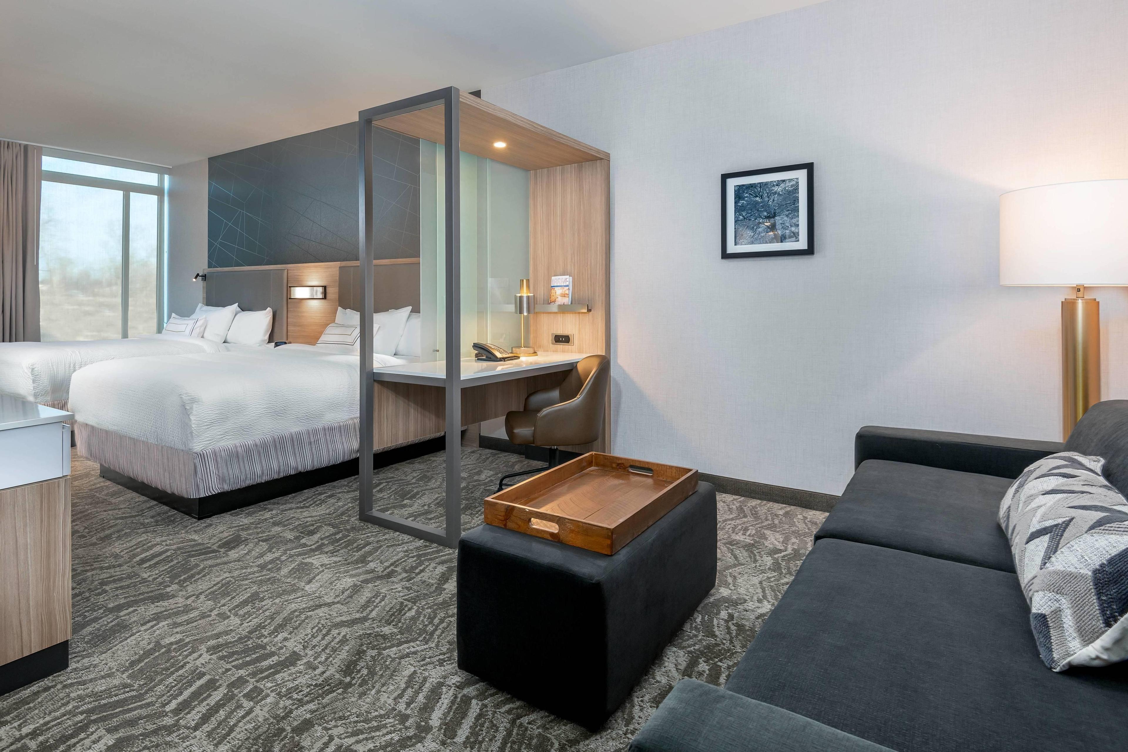 Spacious rooms await you with enough room for multiple people.