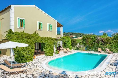 Kassiopi Villa Sleeps 10 Pool Air Con WiFi in KASSIOPI, Greece