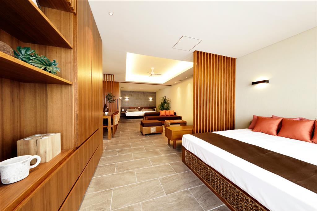 Away Okinawa Kouri Island Resort Bedroom Daybed living