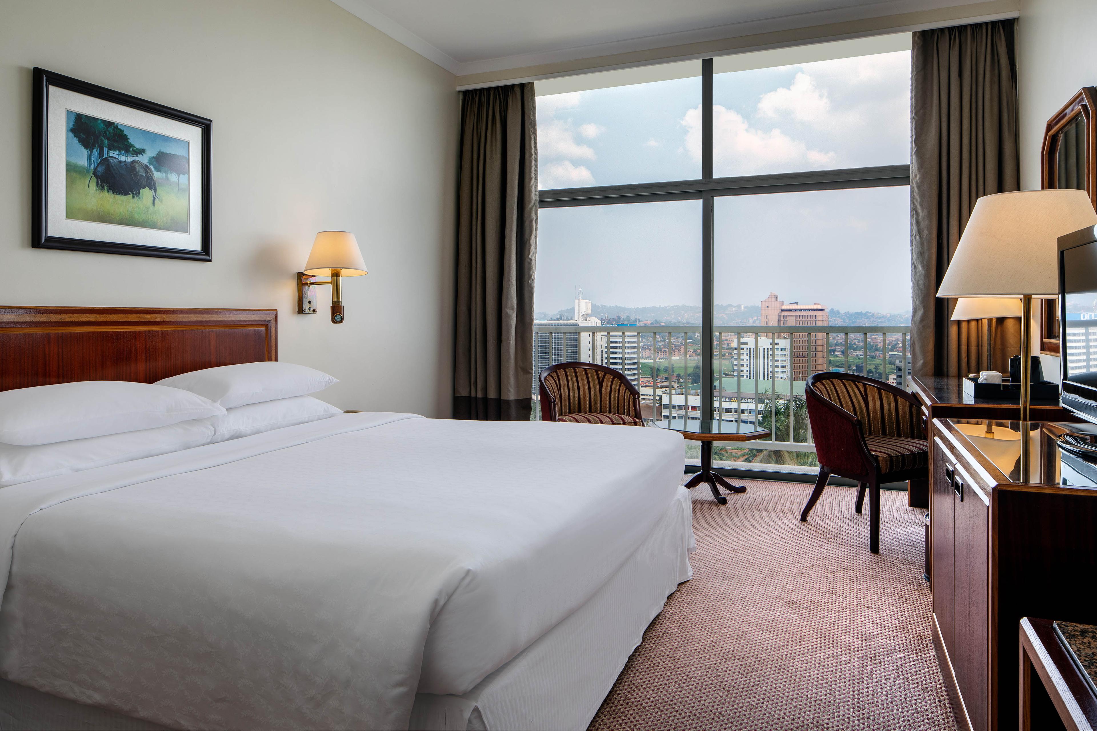Our guest rooms are popular with business travelers and feature luxurious king-size beds.