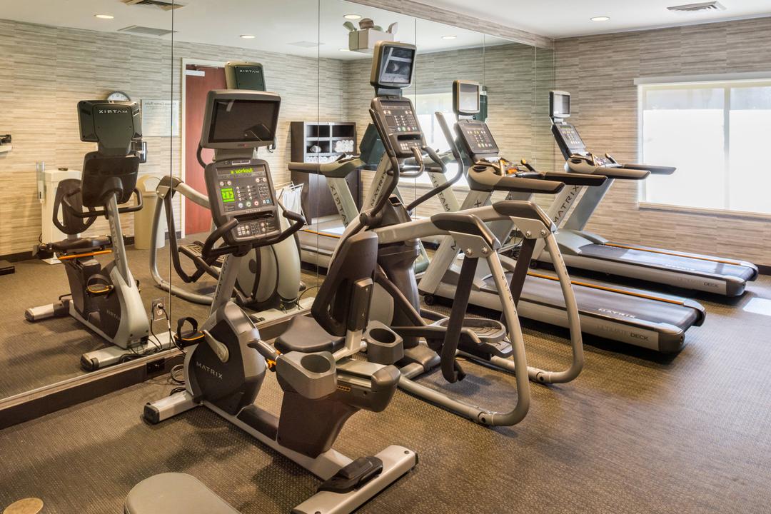 Featuring cardio equipment and free wights, our fitness center will help you achieve all of your goals for well being and good health.