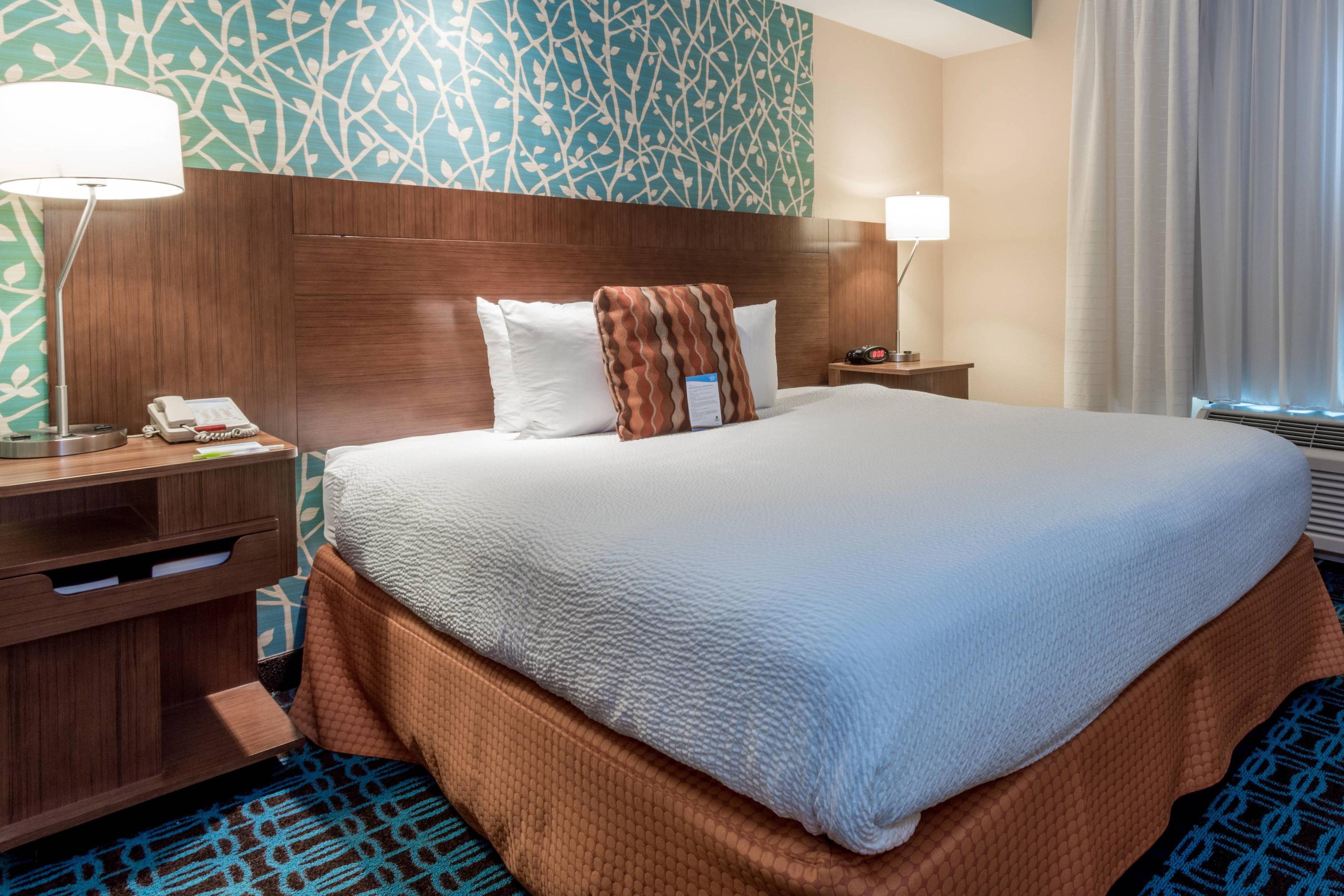 Enjoy our king-size bed, complete with plush pillows that will make you feel like you're sleeping on clouds.