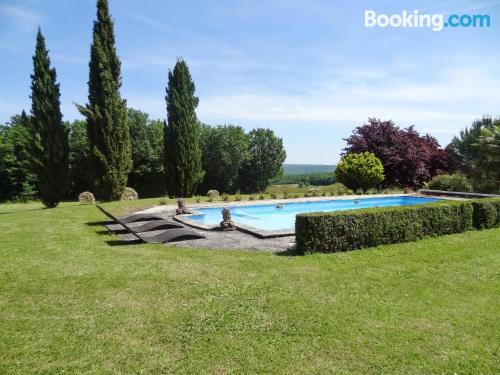 House with 4 bedrooms in Saint Amand de Coly with wonderful mountain view private pool enclosed garden in SAINT-AMAND-DE-COLY, France