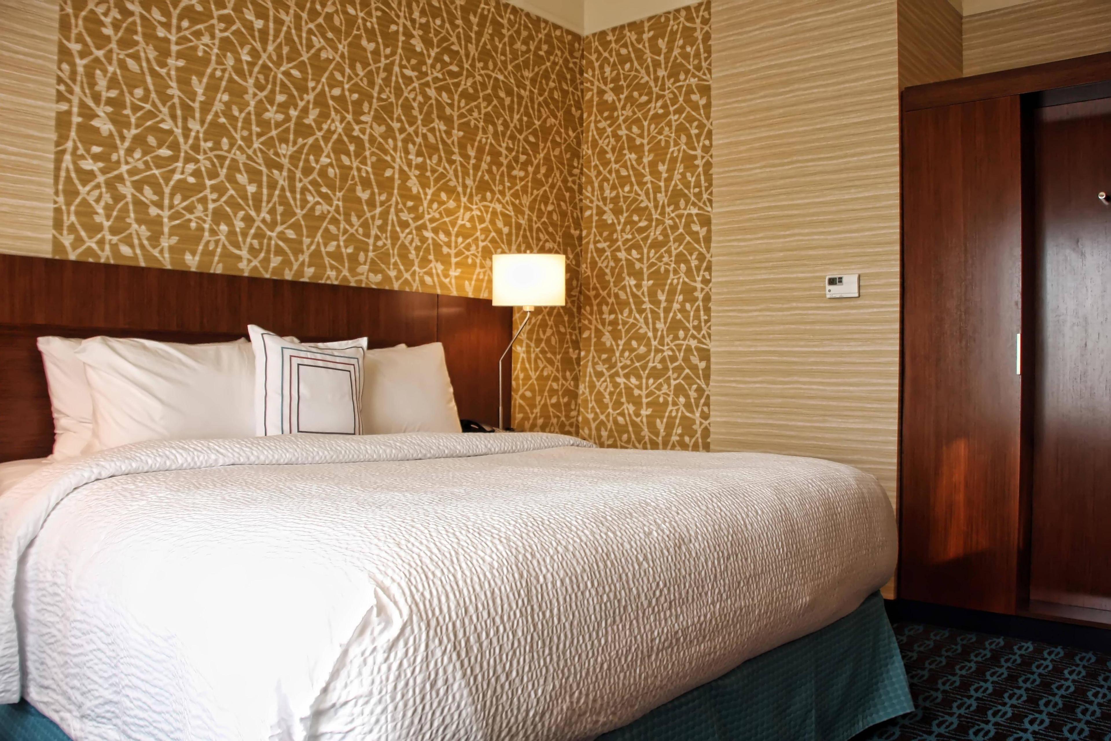 Relax in our spacious king guest room.