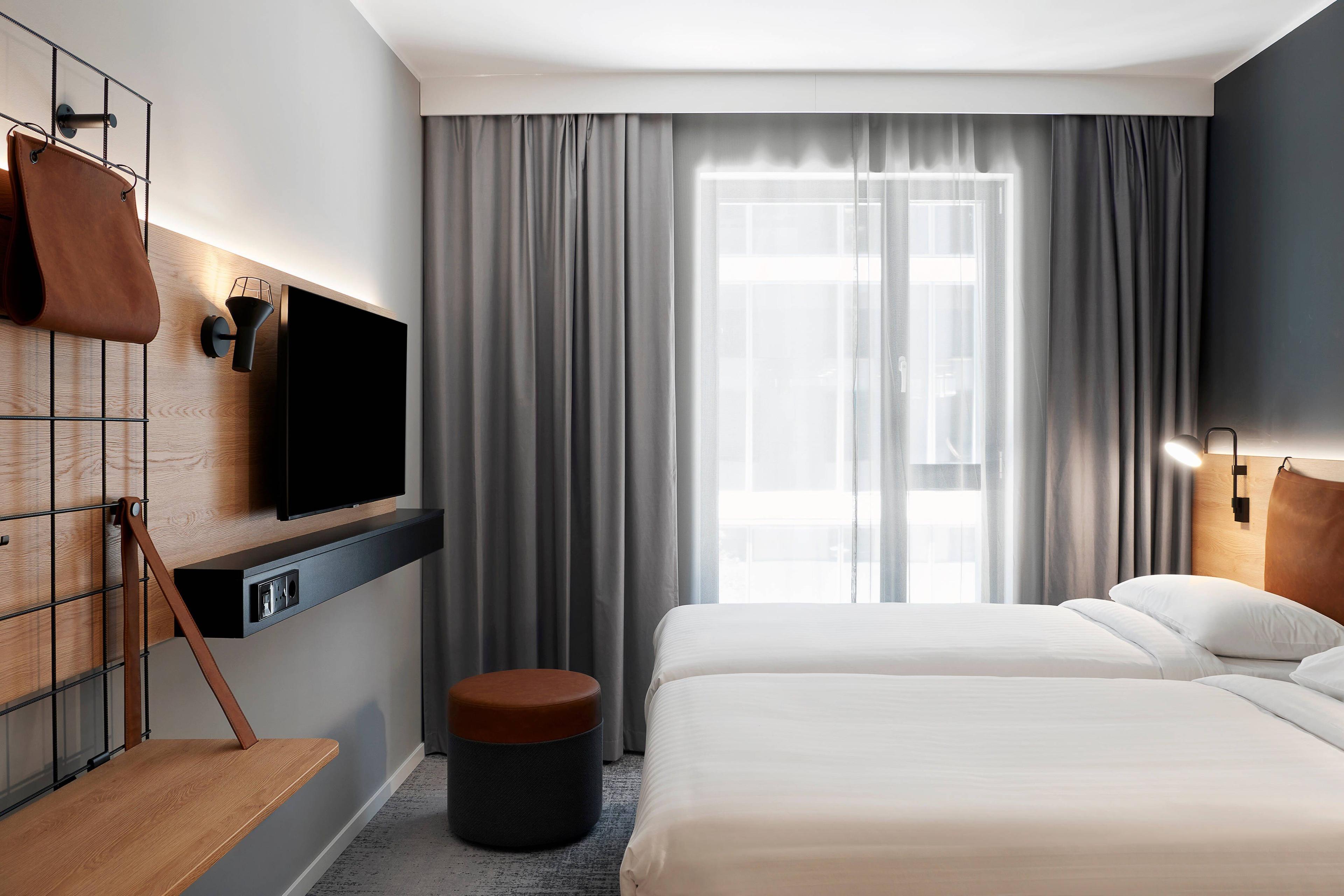 Two beds, twice the fun! - at Moxy, we always say, it's not the size of the room that matters, it’s how you use it!